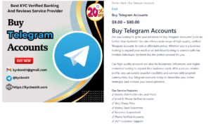 Buy Telegram Accounts