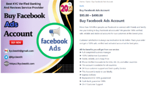 Buy Facebook Ads Account