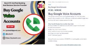 Buy Google Voice Accounts 