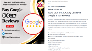  Buy 5 Star Google Reviews